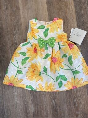 Bonnie Baby Floral Dress with Tags 18mon